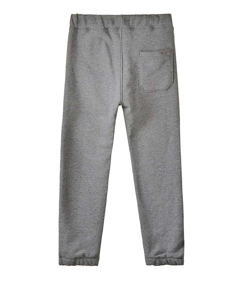 Grey Sweatpants with Green Accents